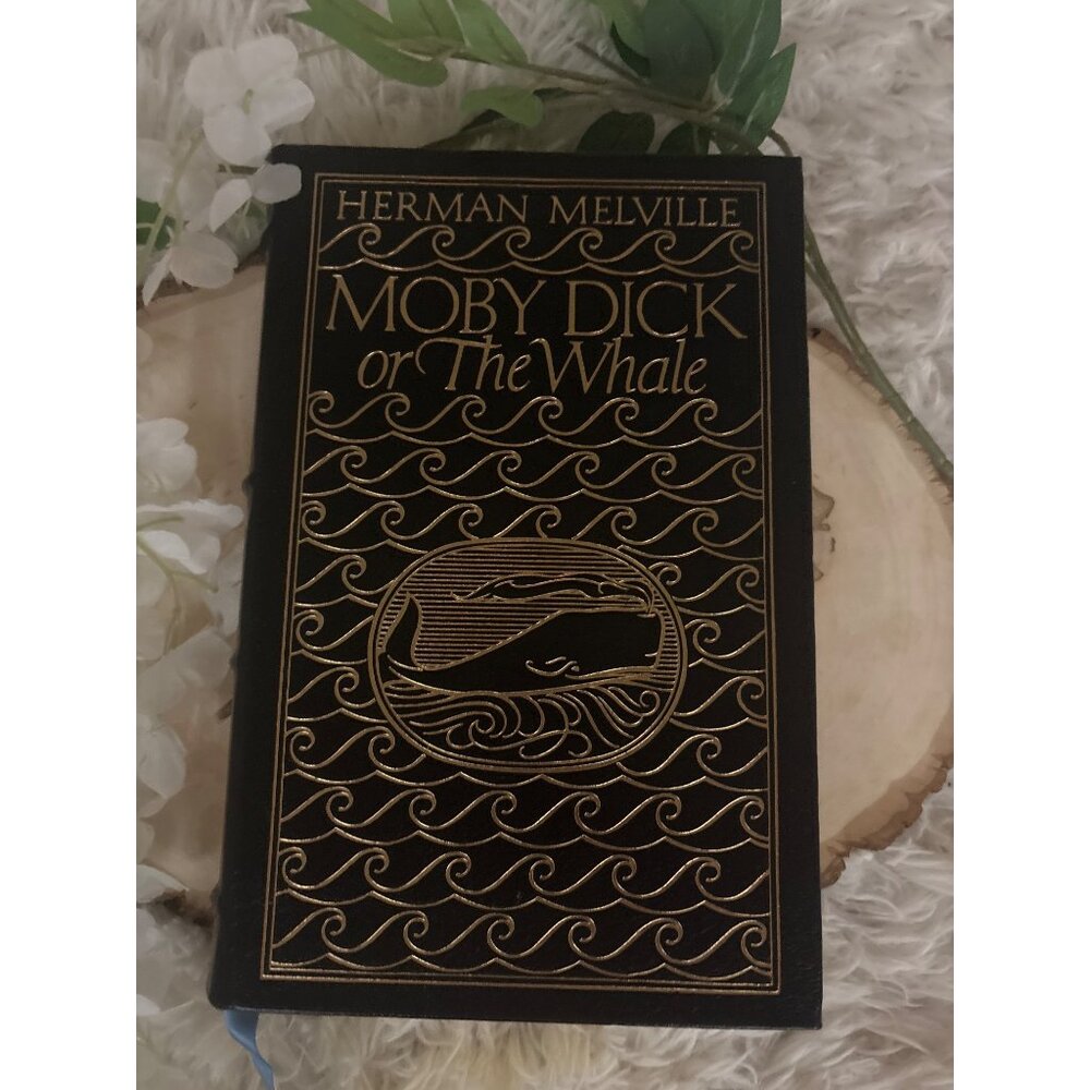 Moby Dick The Whale Herman Melville Collectors Edition Leather Bound Illustrated